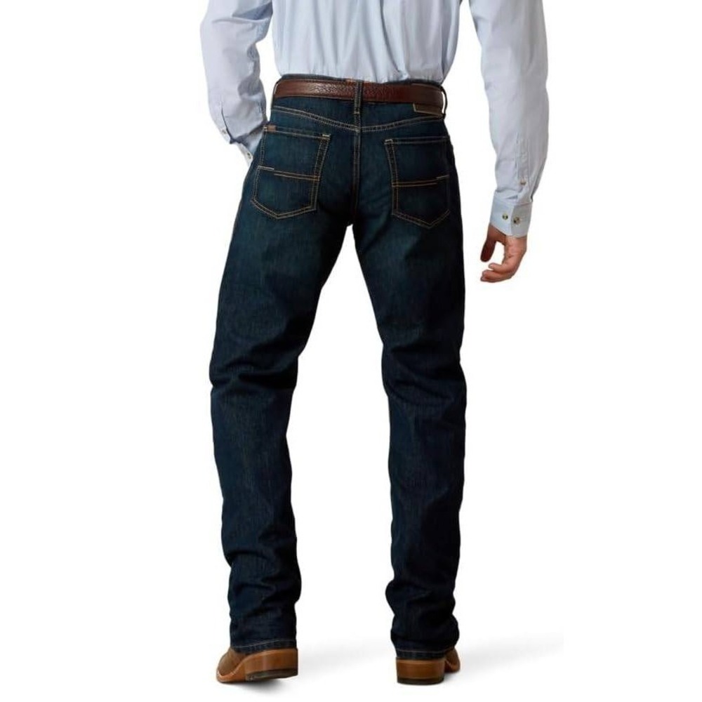 Ariat M4 Relaxed Boot Cut 42/36 Men's Stretch Denim Jeans Blackstone - Picture 2 of 11